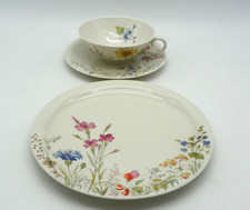 Teetasse,Untertasse Kuchenteller Krautheim Wiesengrund und Bergeshöh´n ohne Gold