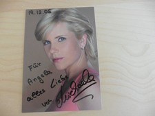 Michaela Schaffrath - Autogrammkarte - sehr alt -