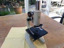 altes MiCron Optik Mikroskop S. No. , Okular fehlt