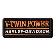 Harley Davidson Patch V-Twin Power Aufnäher Badge Abzeichen Emblem Kutte Biker