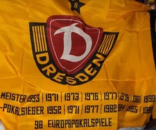 DYNAMO DRESDEN Fahne ERFOLGE
