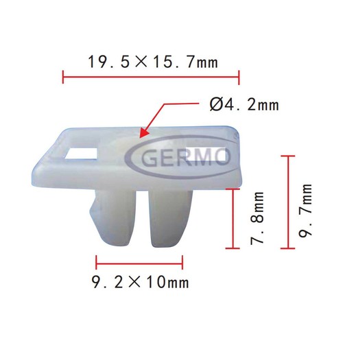 Befestigungs clip mutter - x,