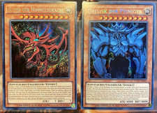 ✅ Yu-Gi-Oh Götterkarten Set Slifer der Himmelsdrache + Obelisk der Peiniger CT13