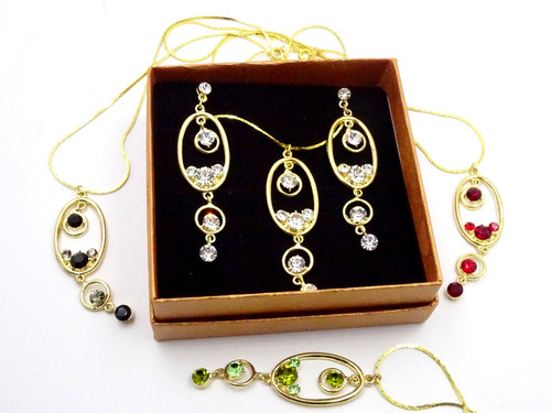 Damen schmuckset halskette - damen,
