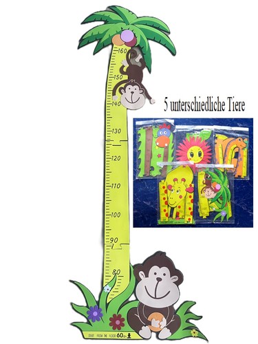 Messlatte kinder giraffe affe - messlatte,