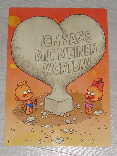 Postkarte optipresent windel - optipresent,