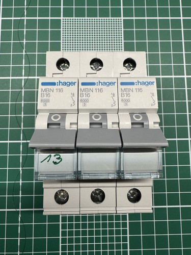 Hager mbn116 b16 - 1,