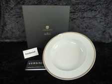 Rosenthal " VERSACE MEDAILLON MEANDRE D'OR " Suppenteller / 22 cm / OVP