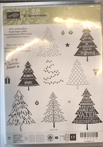Stampin stempelset o - up!, "o