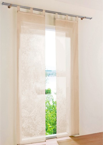 Schiebe gardine uni voile - schiebe-gardine,