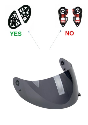 Agv rauchhelm visier vor - k4,