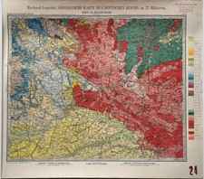 Lepsius: Geologische Karte des