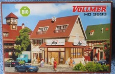 Vollmer 3633 Bäckerei Lang H0 43633 Bausatz mit Licht ungebaut  komplett OVP