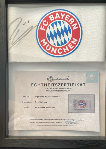 Signierte kapitänsbinde - signierte,