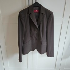 Hochwertiger DinoModa Damen Edel Blazer braunglänzend elegant Gr 36 neuw. NP 299