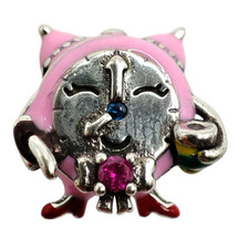 Charms Anhänger Silber 925 Wecker Uhr Bettelarmband Geschenk Zeit 