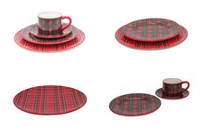 Geschirr Set 8-tlg. rot