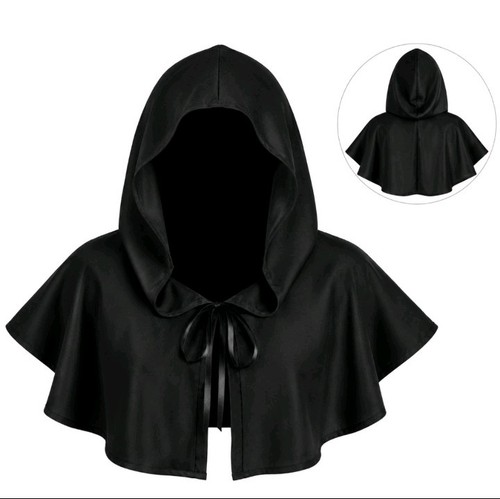 Schwarze kapuze umhang - kapuze, hexe