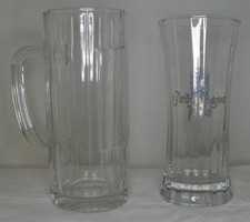 Bierkrug 0,3l (700 Jahre Schüttorf) & Bierglas 0,2l (Gröninger Pils)