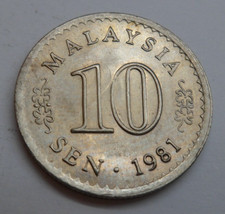 Malaysia 10 Sen, 1981 ## K-2A