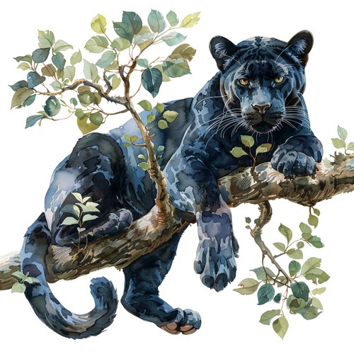 Sticker panther - sticker,