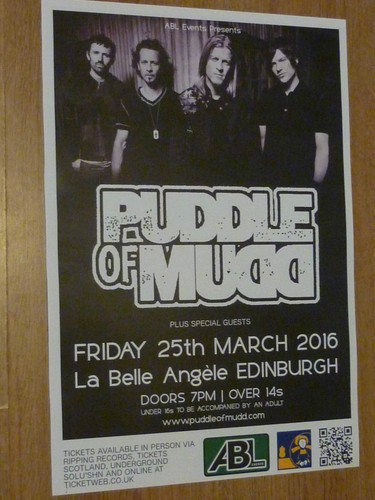 Puddle mudd edinburgh - mudd,