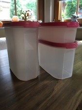 Tupperware Eidgenossen 1,7 Liter, 1,1 Liter und 0,5 Liter - 3er Set  rosa Deckel