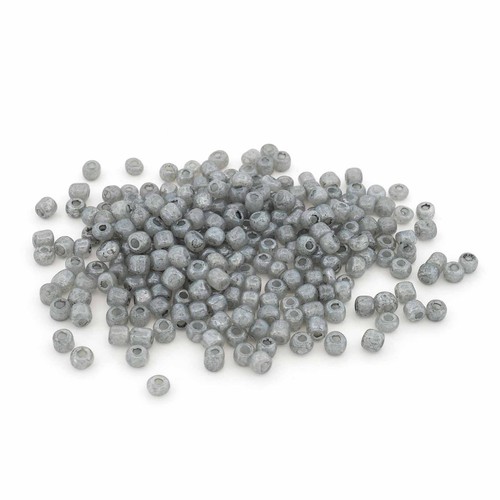 Rocailles perlen grau 4mm - perlen,