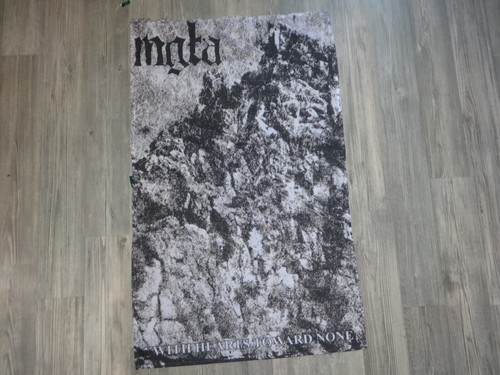 Mgla flag flagge poster - flag, black