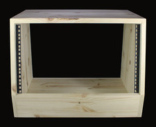 Massive Kiefer 6HE abgewinkelt 19" Zoll Rackeinheit/Koffer/Schrank für Studio/DJ/Recording