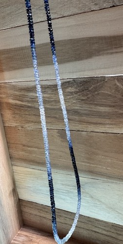 Saphir kette facettiert - kette, ca.