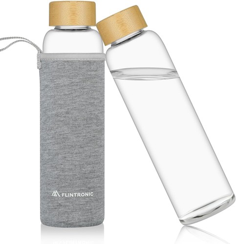 Glas wasserflasche 550ml - glas,