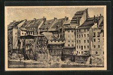 Ansichtskarte Görlitz i. Schl., Altstadtviertel an der Neiße 