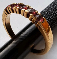 Damenring - massiv Gold 14K -  Rubinen 0,45 Ct.