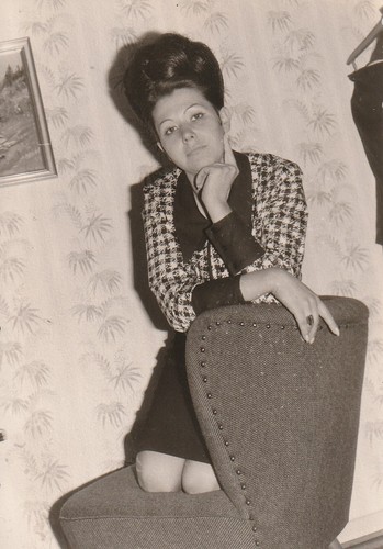 Vintage foto schöne frau - foto,
