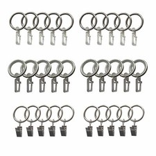 10 St. Gardinenringe m. Haken