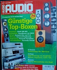 AUDIO 6/07  CANTON GLE 409,ELAC FS 68,MORDAUNT SHORT AVANT 908i,KRELL 900,STEREO