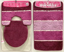 BADGARNITUR 3-TEILIG BADMATTE