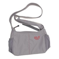 Jack Wolfskin, Umhängetasche, Damen, Polyester, Grau, 37, 9, 23 cm #pqu