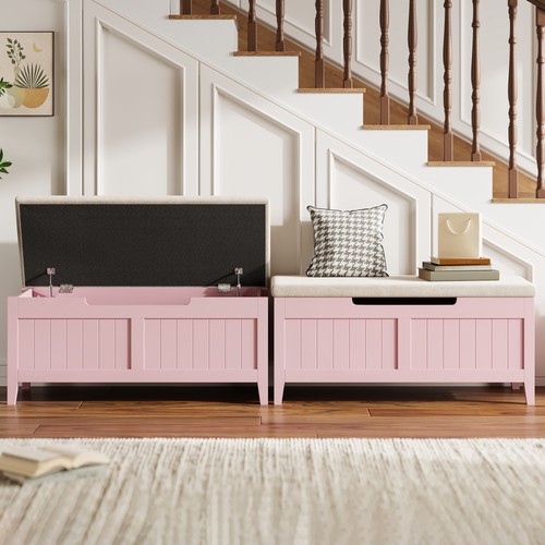 Stauraumhocker schuhbank holz - stauraumhocker,