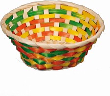 Osterkorb Natur 21x21x8cm