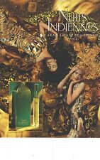 REKLAME WERBUNG 1994 JEAN LOUIS SCHERRER Parfum NUITS INDINES