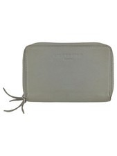 Liebeskind Berlin Damen Geldbörse Leder Grau Reißverschluss Portemonnaie