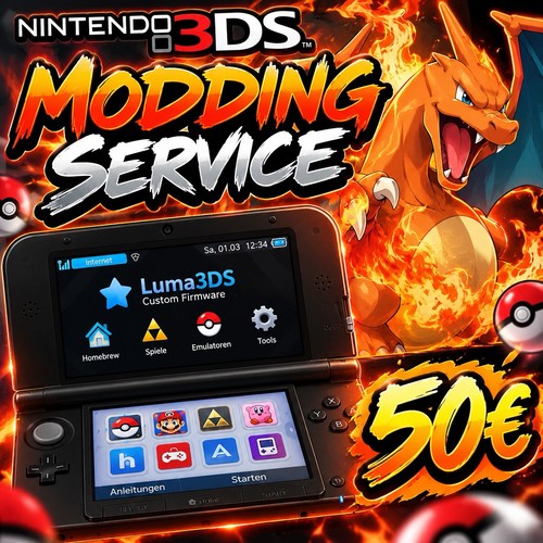 3ds modding service inkl - ,
