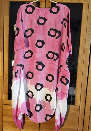 Kleid groß leinen - leinen, bass