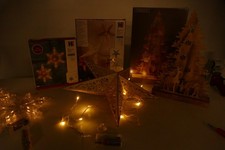 3 LED Weihnachtssterne