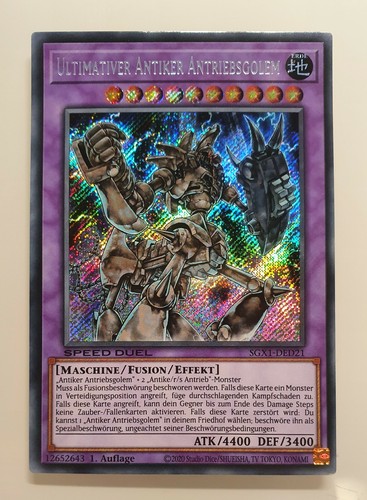 Yugioh ultimativer antiker - ultimativer,