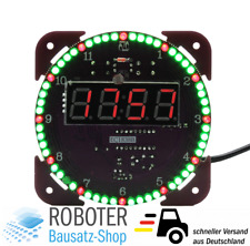 Bausatz Digitale Rotation LED Uhr DS1302 DIY-Elektronik Löten Microcontroller