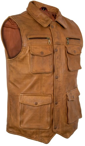 Herren lamm nappa - herren, lederweste