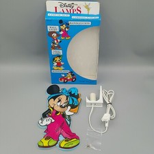  ? Walt Disney Wandlampe Minnie Mouse Kinderzimmer Lampe Radio Mini Maus Micky